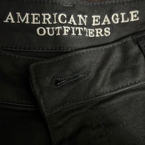 All black high waisted. No rips. Great for work or date